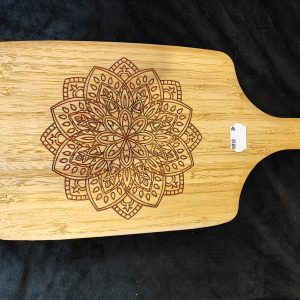 Planche présentation alimentaire en bambou