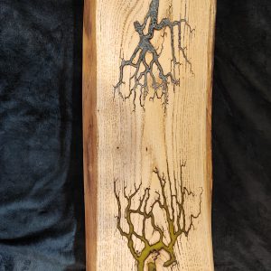 Planche présentation alimentaire essence châtaignier